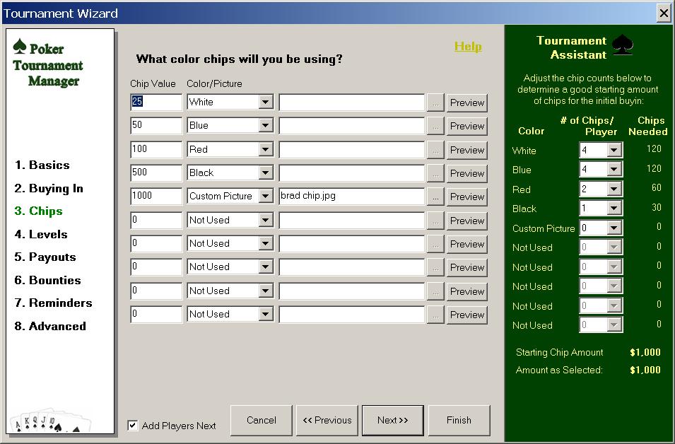 Poker Tournament Software